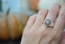 Peach man in Moonstone Signet Rings