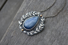 Kyanite Olive Branch Necklace