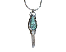 Labradorite Moonstone Quartz Point #3