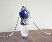 Lapis & Moonstone Crystal Wand