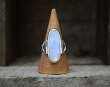 Moonstone Sunburst Ring Size 7