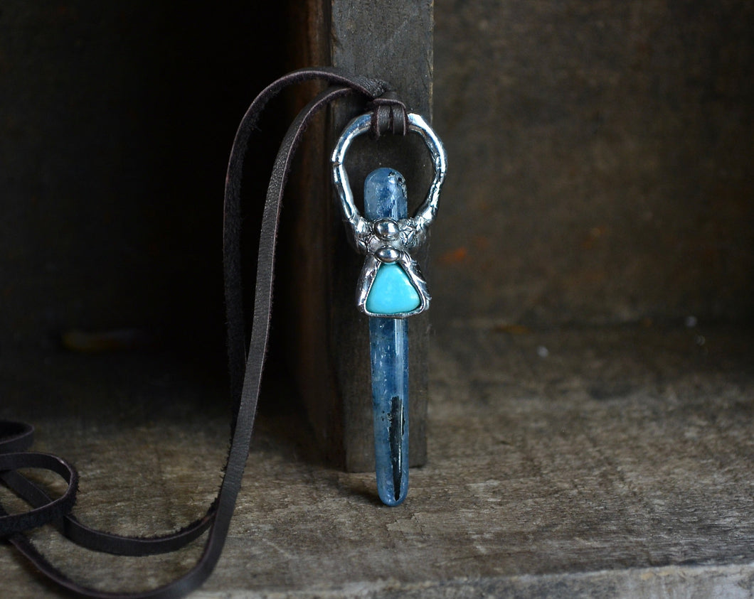Turquoise Kyanite Wand