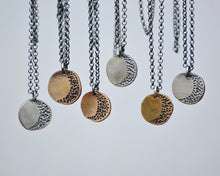Crescent Moon Rustic Necklace