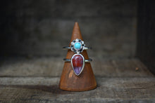 Flower Double Banded Ring #1 // Size 9.5