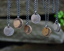 Crescent Moon Rustic Necklace