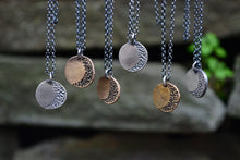 Crescent Moon Rustic Necklace