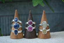 Rose Cut Sapphire Rings