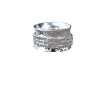 Hammered Spinner Ring