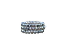 Flat Beaded Stacking Rings