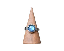 Labradorite Rose Cut Ring