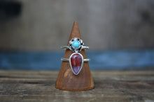 Flower Double Banded Ring #1 // Size 9.5