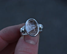 Rutilated Quartz Empress Ring Size 6