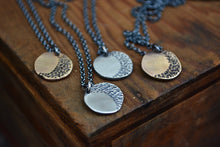 Crescent Moon Rustic Necklace