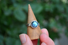 Labradorite Rose Cut Ring