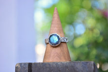 Labradorite Rose Cut Ring