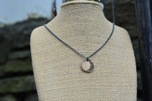 Crescent Moon Rustic Necklace