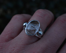 Rutilated Quartz Empress Ring Size 6