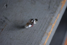 Smokey Quartz 14K Gold Sterling Ring // Size 7