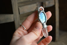 Labradorite Moonstone Quartz Point #1