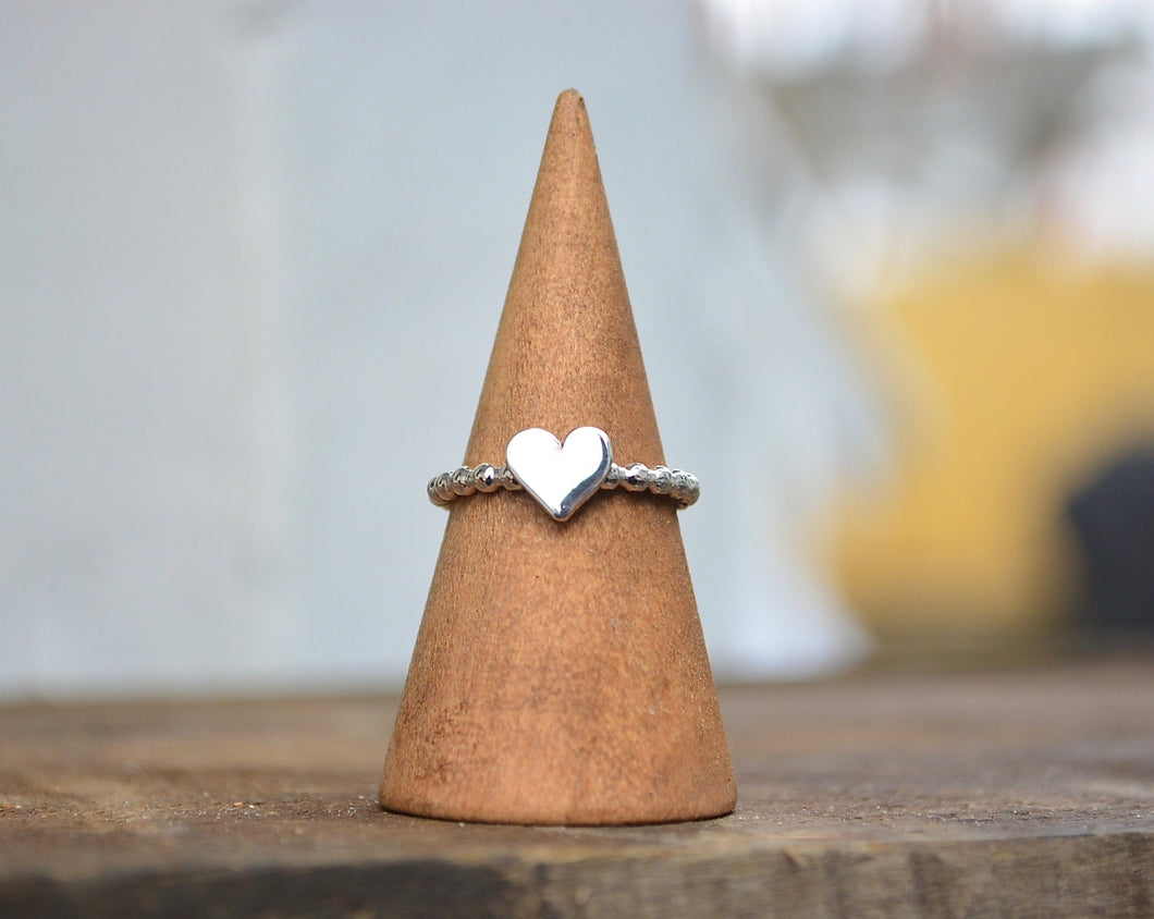 Heart Stacking Ring