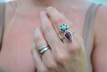 Flower Double Banded Ring #1 // Size 9.5