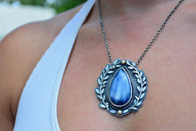 Kyanite Olive Branch Necklace