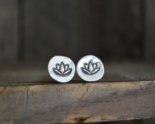 Lotus Post Earrings