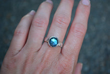 Labradorite Rose Cut Ring