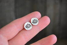 Lotus Post Earrings