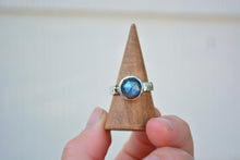 Labradorite Rose Cut Ring