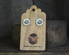 Lotus Post Earrings
