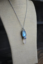 Labradorite Moonstone Quartz Point #1