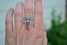 Flower Double Banded Ring #2 // Size 7.5