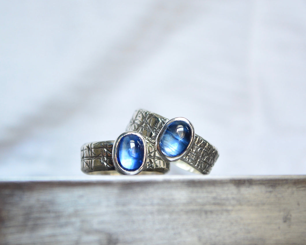 Kyanite Band Rings