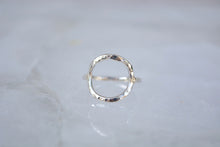 Circle Hammered Stacking Ring