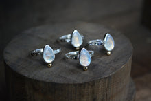 Moonstone 14k Gold // Sterling Rings