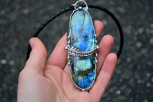 Labradorite Paisley Necklace
