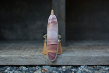 Red Falcon Jasper Split Ring // Size 8