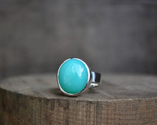 Turquoise Chalcedony Ring