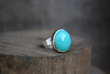 Turquoise Chalcedony Ring