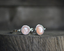 Peach Moonstone Stacking Ring