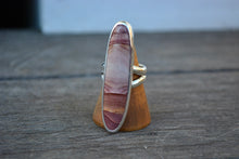 Red Falcon Jasper Split Ring // Size 8