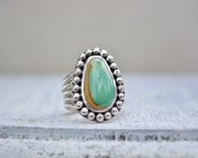 Turquoise 5 Band Split Ring // Size 7.5