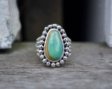 Turquoise 5 Band Split Ring // Size 7.5