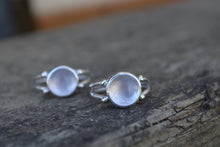 Rose Quartz Four Point Ring Size 8.25