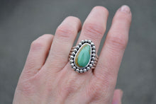 Turquoise 5 Band Split Ring // Size 7.5