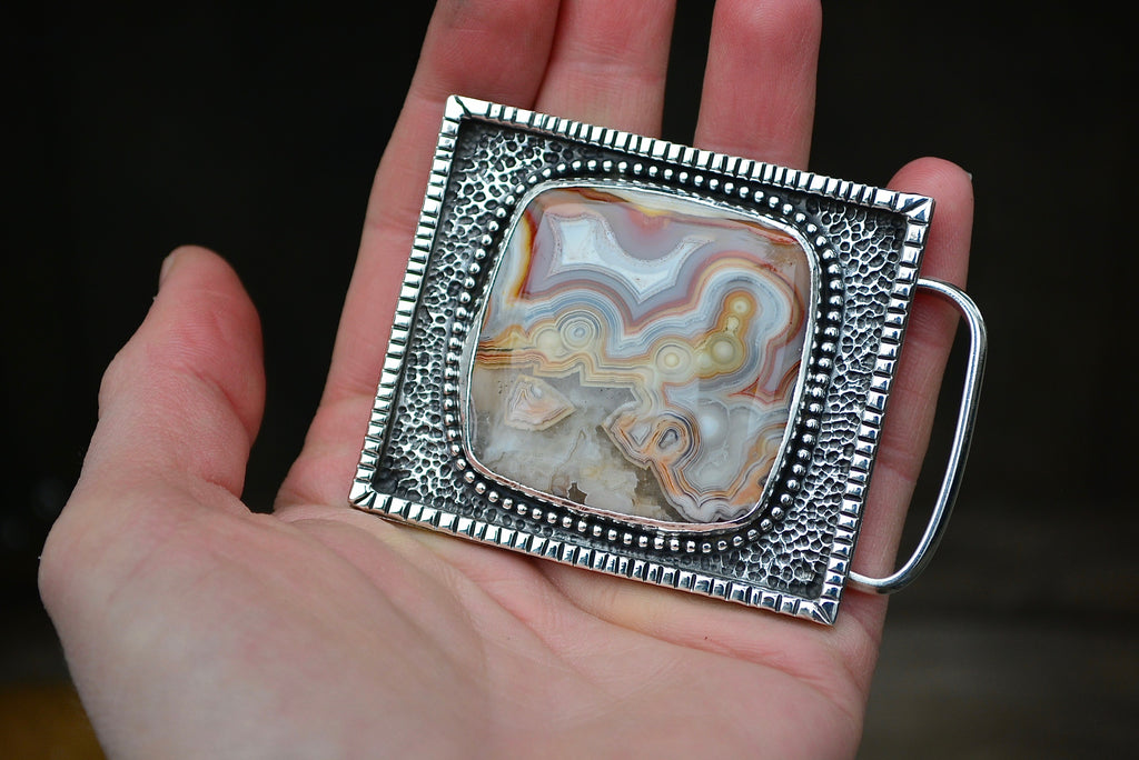 Agate belt online buckle