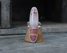 Red Falcon Jasper Split Ring // Size 8