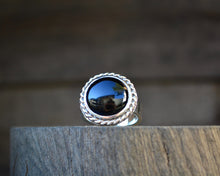 Black Onyx Ring // Round // Made to Order