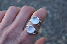 Rose Quartz Four Point Ring Size 8.25
